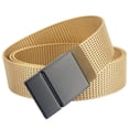 thumbnail image 1 of Prolriy Belt Men Three Generations of Metal Plate Buckle Casual Men's Belt Nylon Belt Mens Belt Khaki, 1 of 2