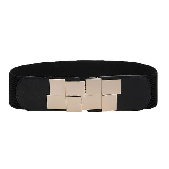 Prolriy Corset Belts for Women Belt Wide Waist Ladies Elastic Dress Body Accessories Women Fashion Belt Womens Belt Black