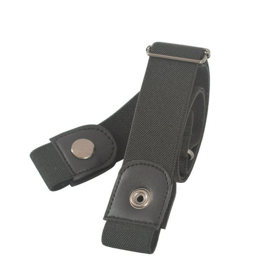 Prolriy Belts for Women Belt for Hassle Women Buckle- Men No Elastic Bulge Jeans Belt Womens Belt Black 53-83Cm