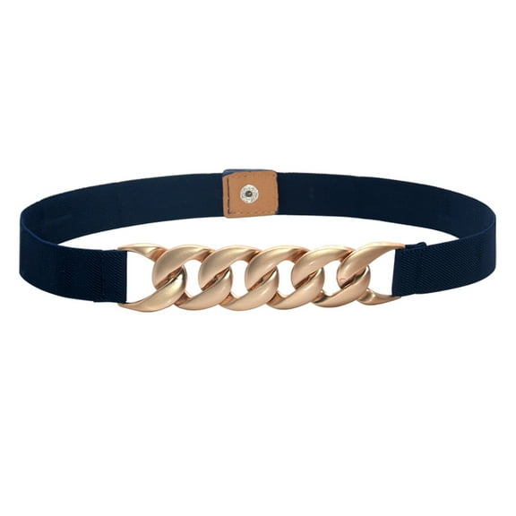 Prolriy Belts for Women Buckle Stretch Wide Lady Wide Belt Dress Fashion Women Elastic Waist Belts Belt Womens Belt Black