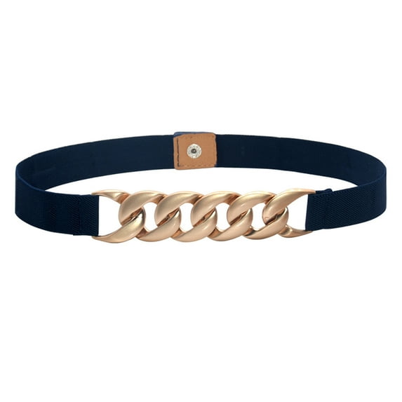 Prolriy Belts for Women Buckle Stretch Wide Lady Wide Belt Dress Fashion Women Elastic Waist Belts Belt Womens Belt Black