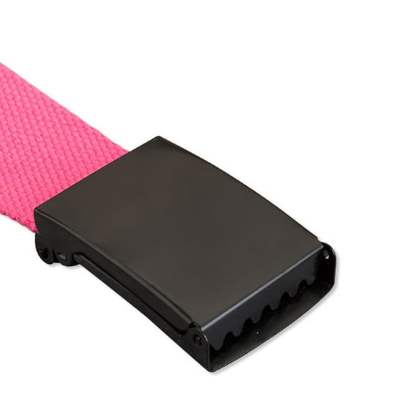 Prolriy Belts for Women Fashion Belt Buckle Women Nylon Belt Fans Automatic Men Canvas Belt Womens Belt Hot Pink One Size