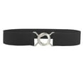 thumbnail image 1 of Prolriy Belts for Women Fashion Women Ladies Retro Leather Waist Belt Body Belt Simple Wide Elastic Belt Womens Belt Black 68*1*4, 1 of 1