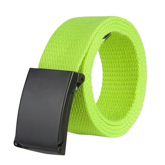 Prolriy Belts for Women, Men Women Fashion Waist Belt Narrow Stretch Dress Belt Pants Belt Buckle Canvas Waistband Belt Men