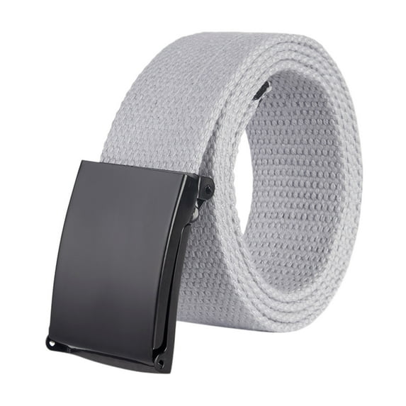 Prolriy Belts for Women Men Women Fashion Waist Belt Narrow Stretch Dress Belt Pants Belt Buckle Canvas Waistband Womens Belt One Size