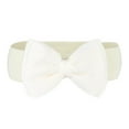 thumbnail image 1 of Prolriy Belts for Women, Womens Stretch Belt Bow Belt Stretch Ladies Dress Bow Belt Womens Belt Beige L, 1 of 4