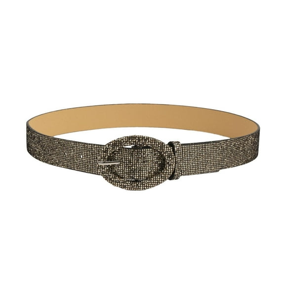 Prolriy Belts for Women with Pants Shirt Sunword Buckle Bright Pu Belt Womens Belt Yellow