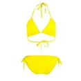 thumbnail image 1 of Prolriy Bikini Sets for Women Up Swimsuit Two Size Women Push Beachwear Bikini Plus Sets Swimwears Tankinis Set Womens Swimsuits Yellow L, 1 of 3
