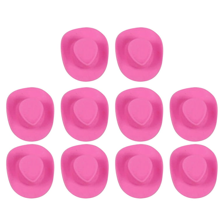 Prolriy Bottle Covers 10Pcs Mini Cowboy Hat Plastic Mini Western