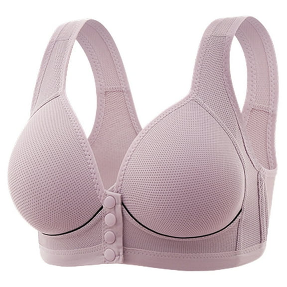 Prolriy Bras for Women Bras for Women Sports Push Up Bra Wireless Beauty Back Bralettes High Support Brasieres Comfort No Underwire Bras Bralettes for Women Grey S