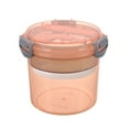 thumbnail image 1 of Prolriy Breakfast Cup Clearance Portable Reusable Parfait Cups with Lids Yogurt Cup with Topping Cereal Or Oatmeal Container Leak Proof Breakfast on the Cups 20OZ for Meal Pre Protion Control Orange, 1 of 9
