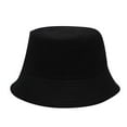 thumbnail image 1 of Prolriy Bucket Hat Hat Foldable Bucket Color Hat Women Sun Men and Fisherman Summer Cap Baseball Caps Hats for Men Women Black, 1 of 2