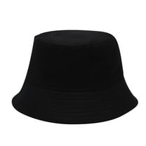 Prolriy Bucket Hat Hat Foldable Bucket Color Hat Women Sun Men and Fisherman Summer Cap Baseball Caps Hats for Men Women Black