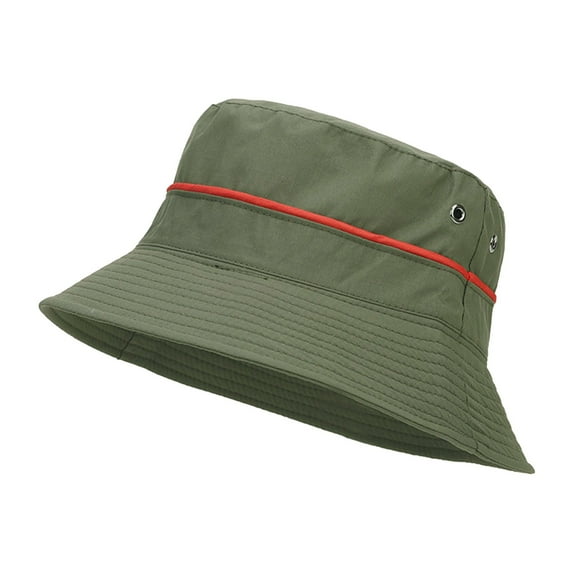 Prolriy Bucket Hat Men's and Women's Quick Drying Fisherman's Hat Outdoor Breathable Visor Hats for Men Women Green A