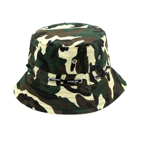 Prolriy Bucket Hat Mens and Womens Summer Fashion Casual Sun Shade Go Out to Play Fisherman Hat Basin Hat Hats for Men Women Camouflage