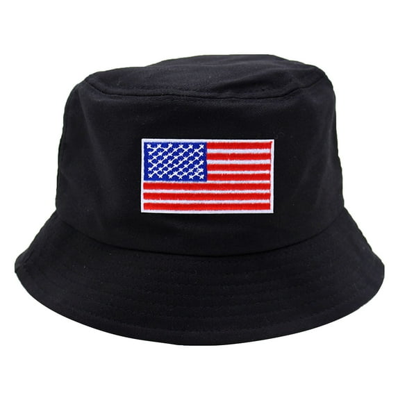 Prolriy Bucket Hat Mens and Womens Summer Fashion Casual Sun Shade and Stripes Go Out to Play Fisherman Hat Basin Hats for Men Women Black