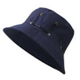 thumbnail image 1 of Prolriy Bucket Hats for Woman Men Outd Cap Casual Cap Bucket Hat Oor Hat Travel Fashion and Pot Su Adult N Women Baseball Caps Bucket Hat Navy One Size, 1 of 1