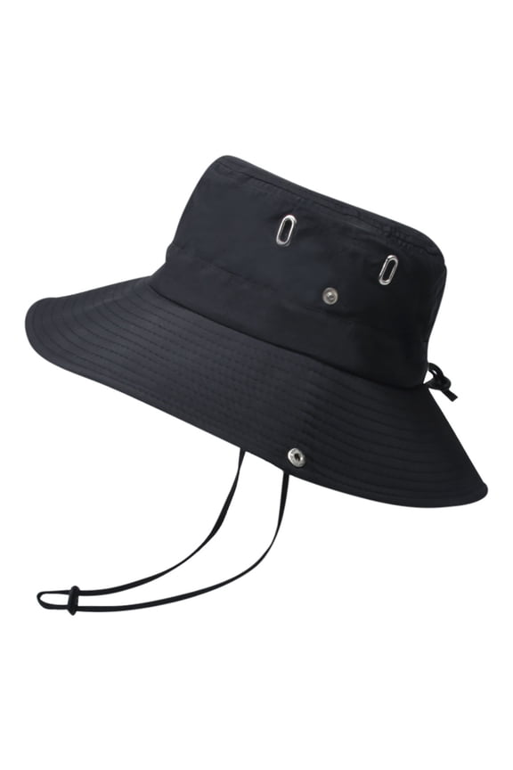 Bucket Hats for Men Cap Foldable Summer Breathable Mens Hat Fisherman Bucket Baseball Caps Mens Hats Black One Size