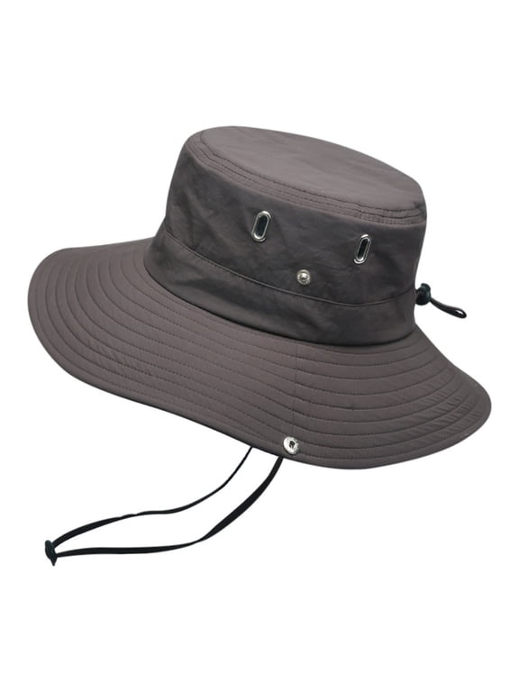 Bucket Hats for Men Cap Foldable Summer Breathable Mens Hat Fisherman Bucket Baseball Caps Mens Hats Coffee One Size