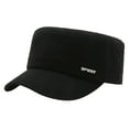 thumbnail image 1 of Prolriy Cadet Hats for Men Cheers.Us Men Cotton Cap Cadet Hat Trucker Dad Hat Flat Top Adjustable Classic Baseball Cap Mens Hats Black, 1 of 6