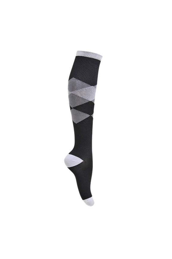 Compression Socks for Women Elastic Socks Pringted Casual Fitness Sports Stockings Adult's Socks Knee High Socks Womens Socks B L/XL