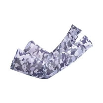 Prolriy Cooling Arm Sleeves Men and Women Summer Outdoor Sports Ice Sleeve Arm Guard Detachable Sleeves Workouts Sunscreen Arm Sleeves Grey One Size