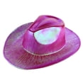 thumbnail image 1 of Prolriy Cowboy Hat Halloween Cowboy Hut Mit Fluoreszierend Vintage Party Hut Karneval Party Hut Hats for Men Cowgirl Hat Hot Pink, 1 of 2