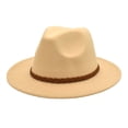 thumbnail image 1 of Prolriy Cowboy Hats for Women Adults Unisex Retro Western Cowboy Riding Hat Leather Belt Wide Cap Hat Sun Hats for Women Hats for Men Beige, 1 of 2
