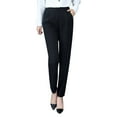 thumbnail image 1 of Prolriy Dress Pants Women New Thin Elastic Loose Large Size Korean Version of Everything Long Trousers Casual Trousers Haren Work Pants Women Pants for Women Black L, 1 of 10