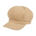 thumbnail image 1 of Prolriy Flat Cap Beret Hats for Women Ladies Hat Autumn and Winter Warm Fashion Wool Beret Painter Dome Trend Hat Womens Hats A, 1 of 4