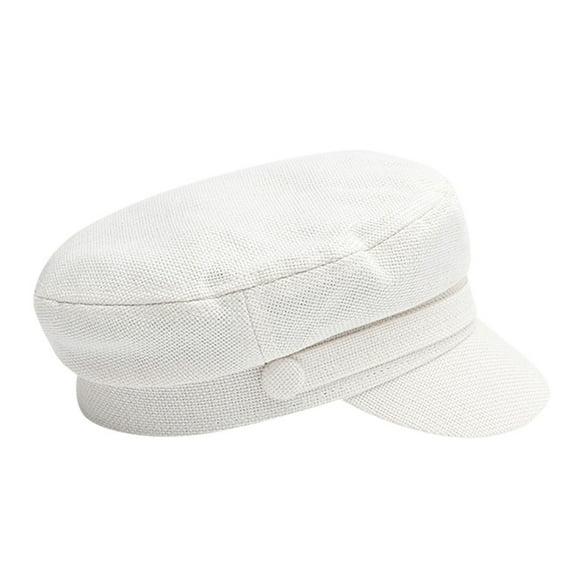 Prolriy Flat Cap Beret Hats for Women Vintage Women Winter Solid Hat Beret Cap Korean Painter Newsboy Womens Hats White