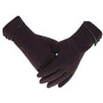 thumbnail image 1 of Prolriy Gloves for Cold Weather Warm Phone Fleece Womens Winter Gloves Thick Gloves Lined Using Windproof Gloves Snow Ski Gloves for Women Coffee One Size, 1 of 2