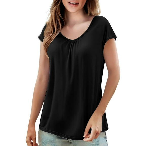 Prolriy Gym Shirts for Women, Women's Spring and Summer Loose Vest with Camisole Thin Design for Home Base Sports Sweatshirt Sleeveless Top for Outerwear Womens Tops Black XL