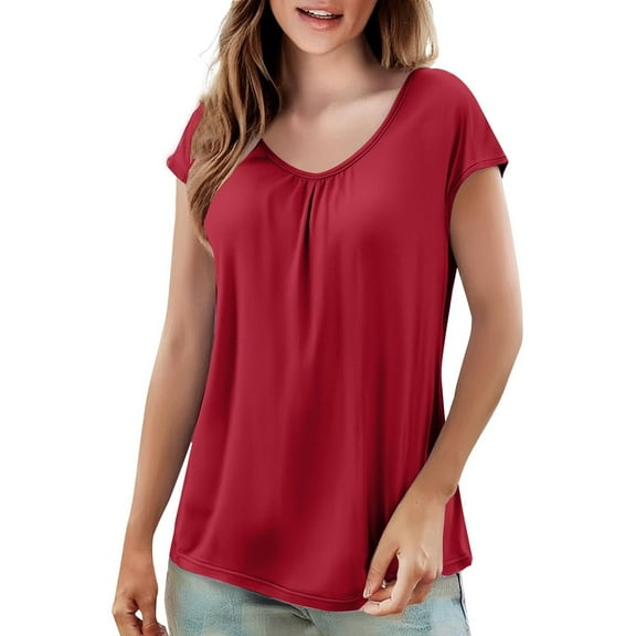 Prolriy Gym Shirts for Women, Women's Spring and Summer Loose Vest with Camisole Thin Design for Home Base Sports Sweatshirt Sleeveless Top for Outerwear Womens Tops Wine XL