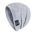 thumbnail image 1 of Prolriy Hat and Scarf Set for Women, Men's and Women's Knitted Hats Autumn and Winter Outdoor Solid Color Windproof Warm Pullover Hat Cold Hat Hats for Men Grey, 1 of 2