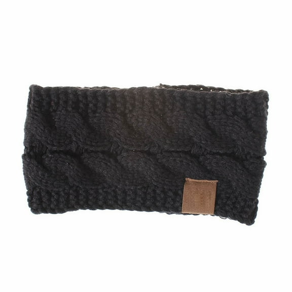 Prolriy Headbands for Women Hair Wool Yarn Variegated Dot Women's Head Hair Accessories Women Winter Warm Headband Skiing Knitted Cap Ear Warmer Headbands Womens Headbands Hair Accessories for Women A