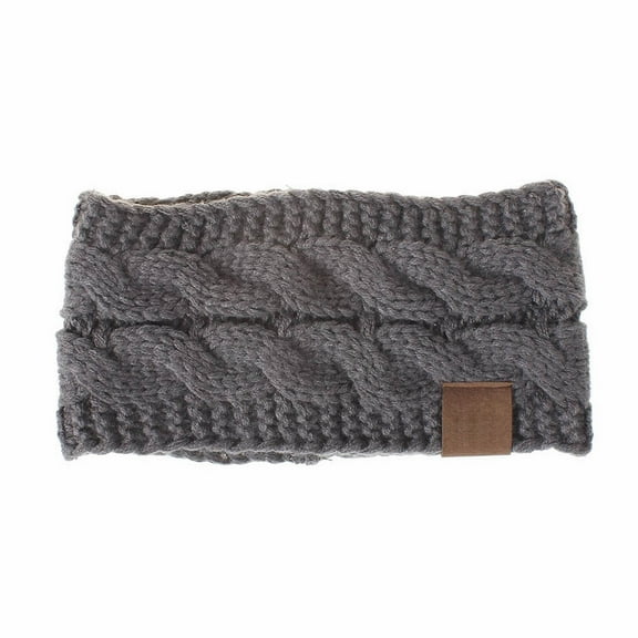 Prolriy Headbands for Women Hair Wool Yarn Variegated Dot Women's Head Hair Accessories Women Winter Warm Headband Skiing Knitted Cap Ear Warmer Headbands Womens Headbands Hair Accessories for Women C