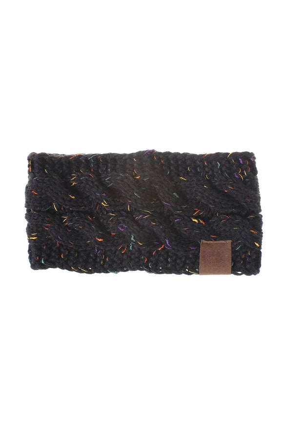 Headbands for Women Hair Wool Yarn Variegated Dot Women's Head Hair Accessories Women Winter Warm Headband Skiing Knitted Cap Ear Warmer Headbands Womens Headbands Hair Accessories for Women E