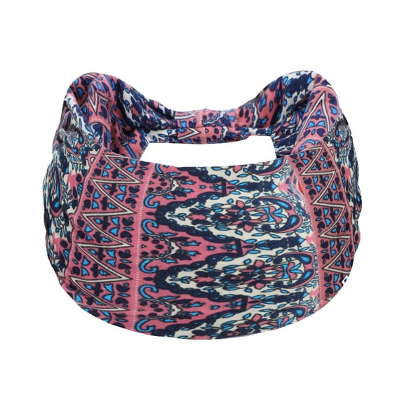 Prolriy Headbands for Women Ladies Yoga Headband Hair Wide Wicking Knotted Elastic Running Non-Slip Headband Sports Headband Hijab Elastic Womens Headbands Hair Accessories for Women K