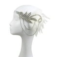 thumbnail image 1 of Prolriy Headbands for Women Flapper Feather Headband 1920S Accessories Crystal Beaded Wedding Headpiece Hair Accessories for Women One Size, 1 of 9