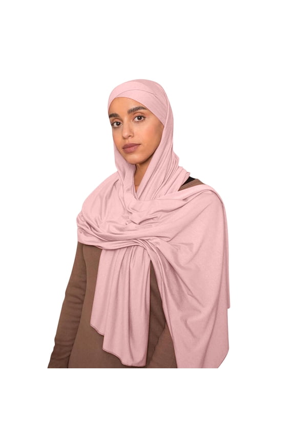 Hijab Scarf for Women Muslim Head Scarf Solid Color Long Scarf Wrap Scarves Cotton Scarf for Women Fashion Shawl Scarf Head Scarf