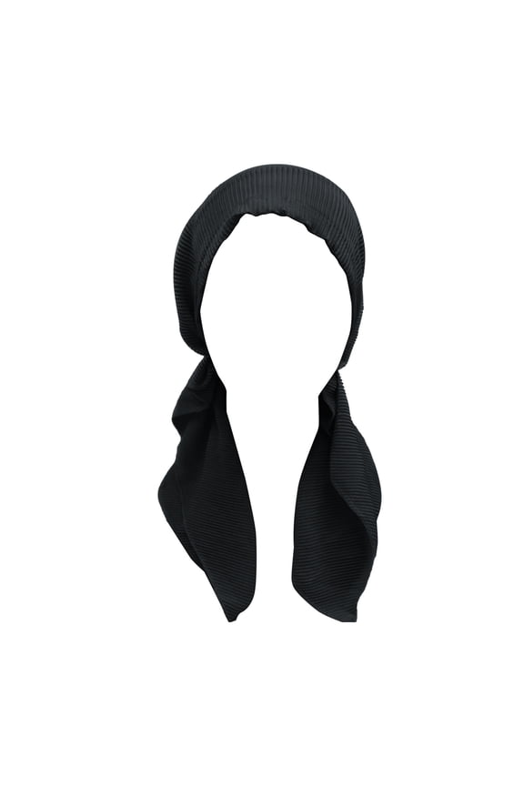 Hijab Undercap Head Hat Cap Ethnic Pre Tied Braid Hair Cover Wrap Turban Headwear Hat Baseball Cap Hats for Women Black One Size