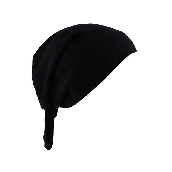 Prolriy Hijab Undercap Women's Muslim Elastic Band Ethnic Hijab Solid Color Adjustable Small Cap Tube Cap Wrapped Turban Cap Lace Up Head Scarf Turbans for Women A