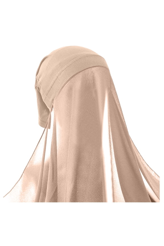 Hijab Undercap Women's Soft Chiffon Long Scarf Shawl Fashion Muslim Hijab Wrap Hijab Head Scarf Turbans for Women P