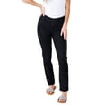 thumbnail image 1 of Prolriy Jeans for Women Cuffed Slim Jeans High Waist Stretchy Trendy Casual Sports Skinny Jeggings Jeans for Women, Womens Jeans Black3 XS, 1 of 5