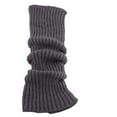 thumbnail image 1 of Prolriy Leg Warmers, Boot Cuffs Warmer Knit Leg Stockings Socks for Women Grey, 1 of 2