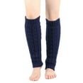 thumbnail image 1 of Prolriy Leg Warmers for Women Winter Men's Women's Winter Plush Belt Wool Dough Hosiery Knitted Wool Warm Leg Boots Thickened Socks Women's Leg Warmers Navy, 1 of 4