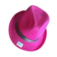thumbnail image 1 of Prolriy Mens Hats Cowboy Hats for Men Spring Summer Autumn Men's and Women's Hats Outdoor Jazz Hats Adult Hats Sun Hats for Men Hot Pink, 1 of 4
