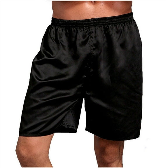 Mifelio Mens Shorts Mens Sleepwear Underwear Boxers Shorts Pants Pyjamas Nightwear Mens Pajama Men's Sleepwear Black L