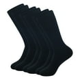 thumbnail image 1 of Prolriy Mens Socks 3 Pairs of Men's Casual Dri Tech Control Crew Socks Breathable Stockings Socks for Men Black, 1 of 3